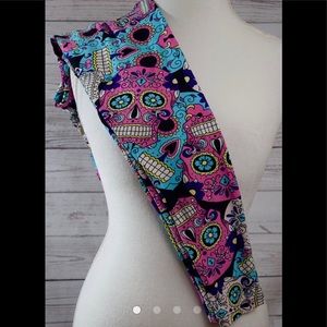 Sugar skull leggings
