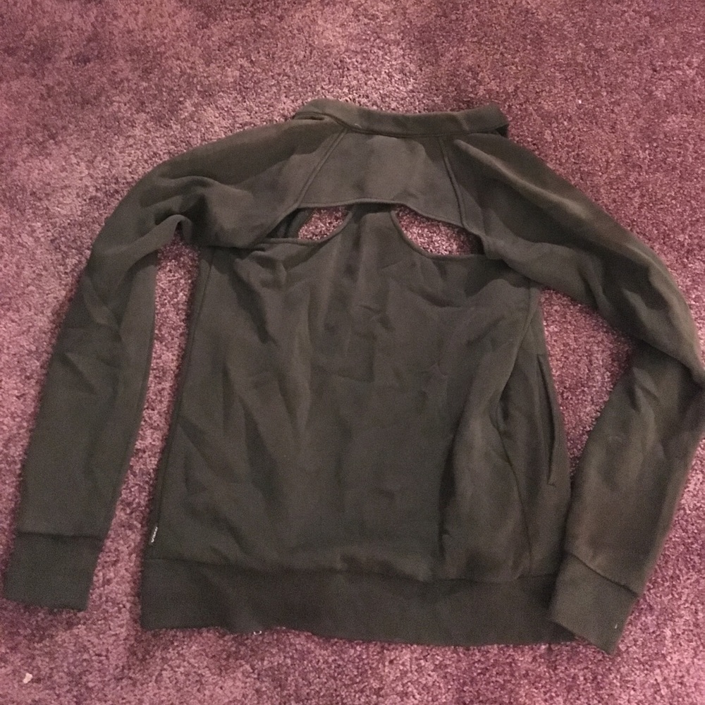 Black cutout vest