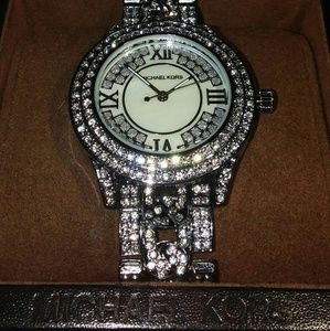 Michael Kors Silver Watch BLING-BLING