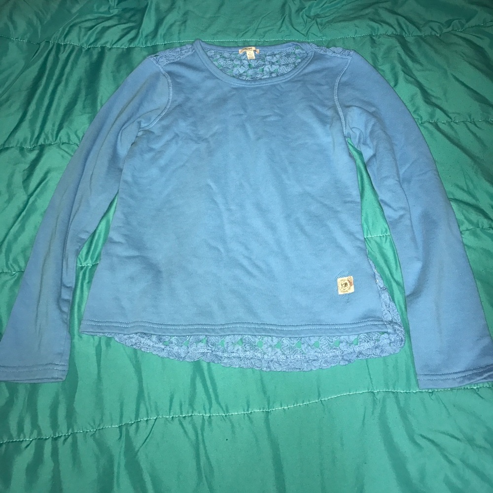 Lace back sweatshirt Silver Jeans co. XL