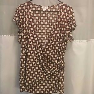 Poka dot blouse