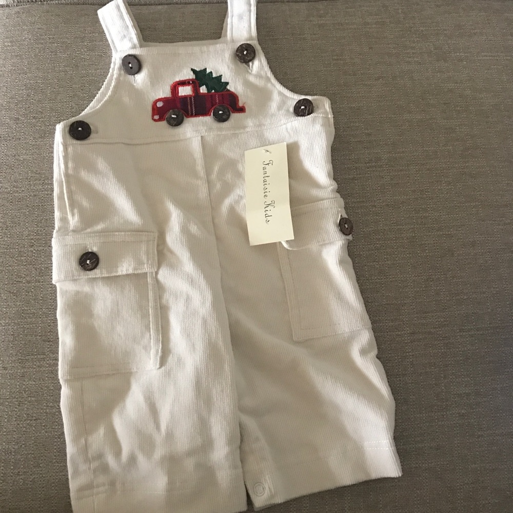 Baby Christmas overalls