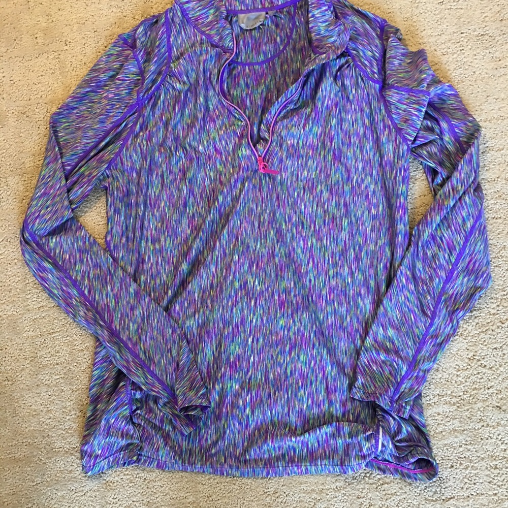 Athleta Half Zip long sleeve top