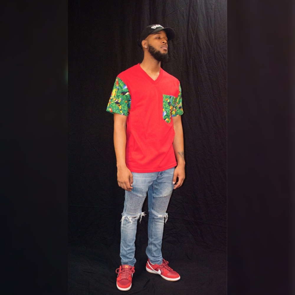Limited Edition Handmade Custom Pocket T-Shirt