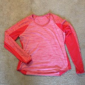 Athleta long sleeve running shirt