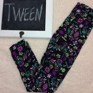 Tween Lularoe Unicorn Skeleton Leggings