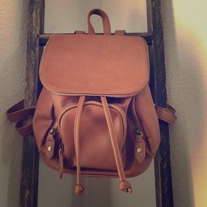 Leather Backpack Bag