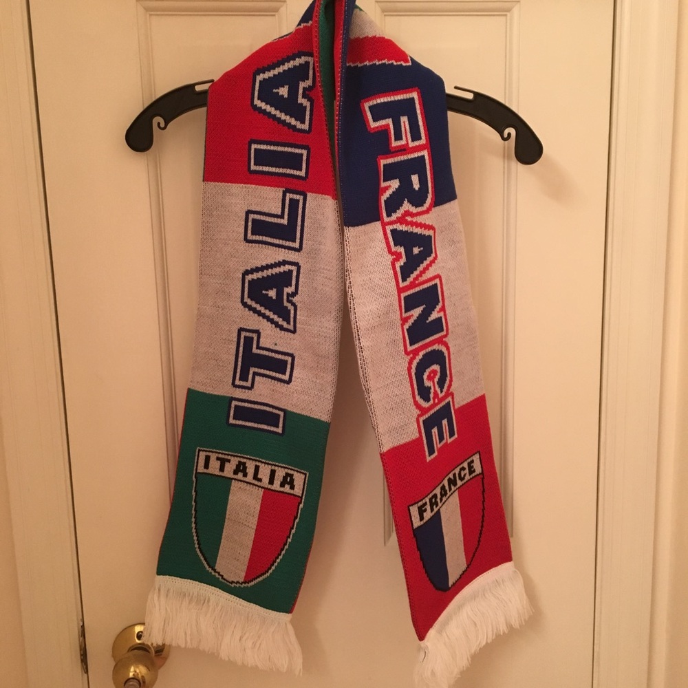 Red, Blue, White, and Green World Cup Scarf - Picture 2 of 2