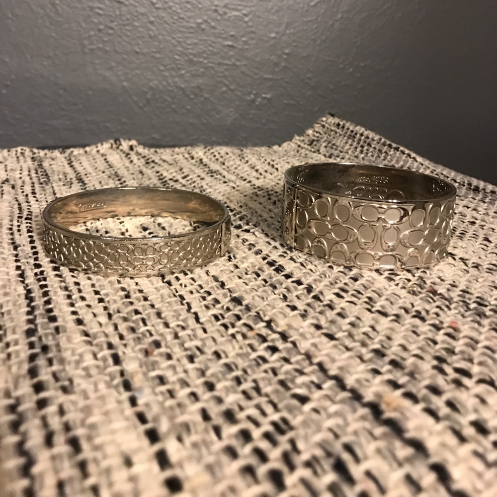 Two Coach Bangle Bracelets
