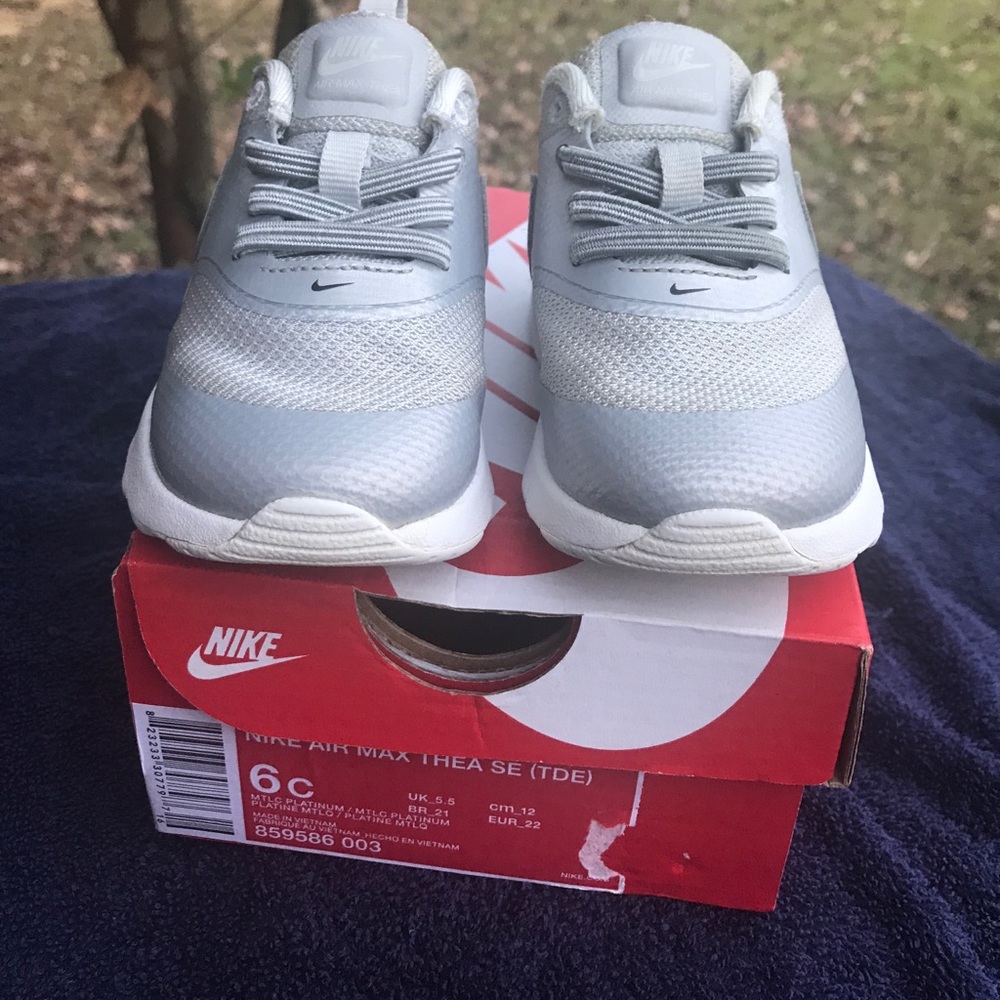 Toddler Nike Air Max Thea- Silver
