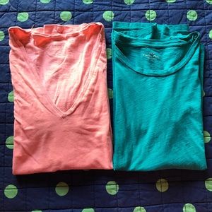 Bundle of two Large J. Crew tees