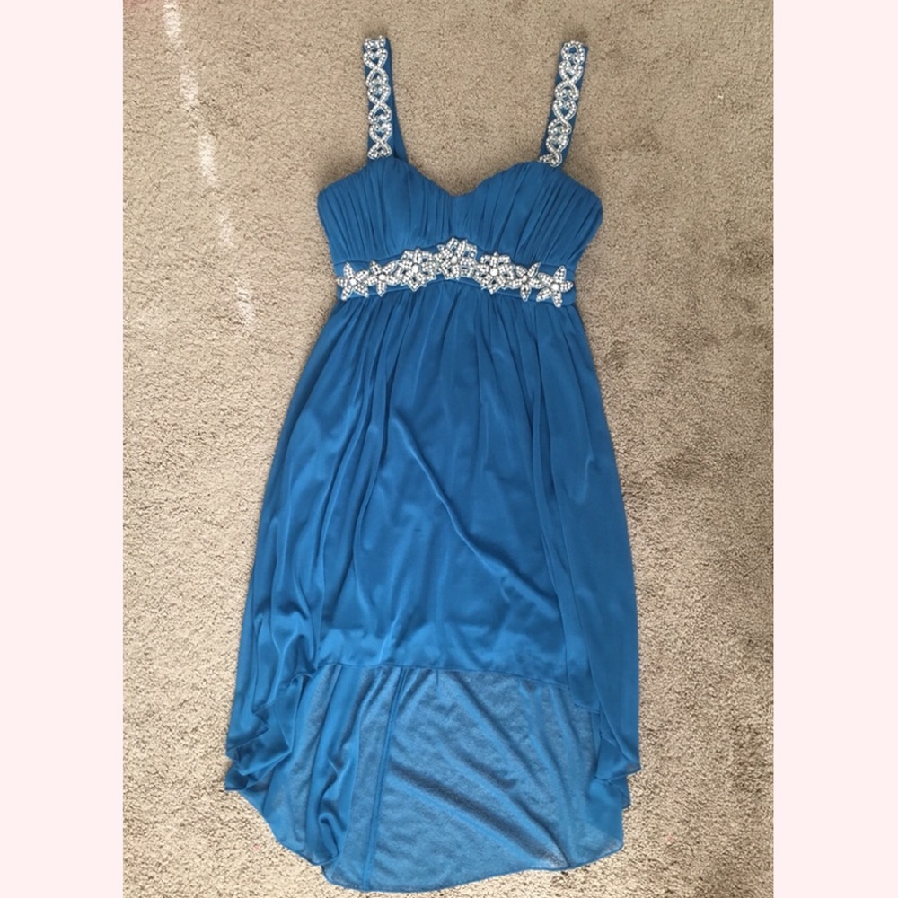 Blue Homecoming Dress