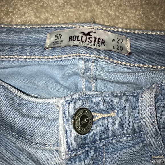 HOLLISTER skinny jeans light wash - Picture 3 of 4