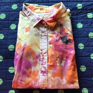 J. Crew floral print button down