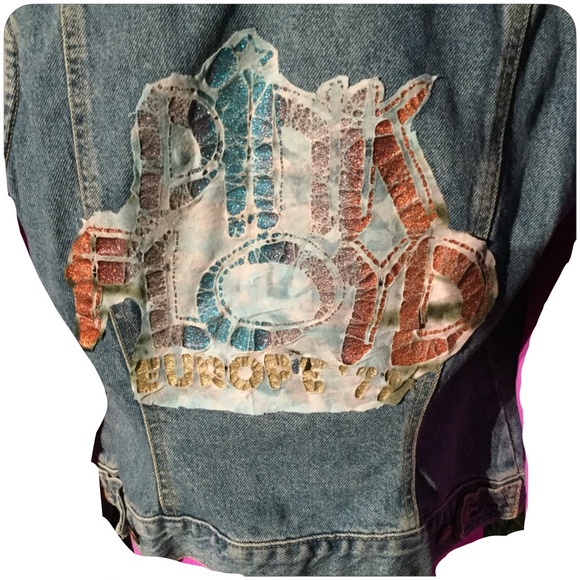 Vintage Tops - Custom Rocker Levi's Trucker Vest