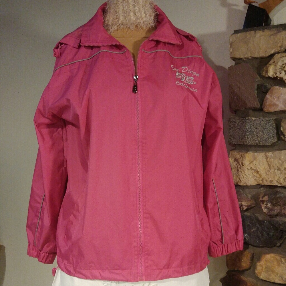 Pink San Diego jacket.