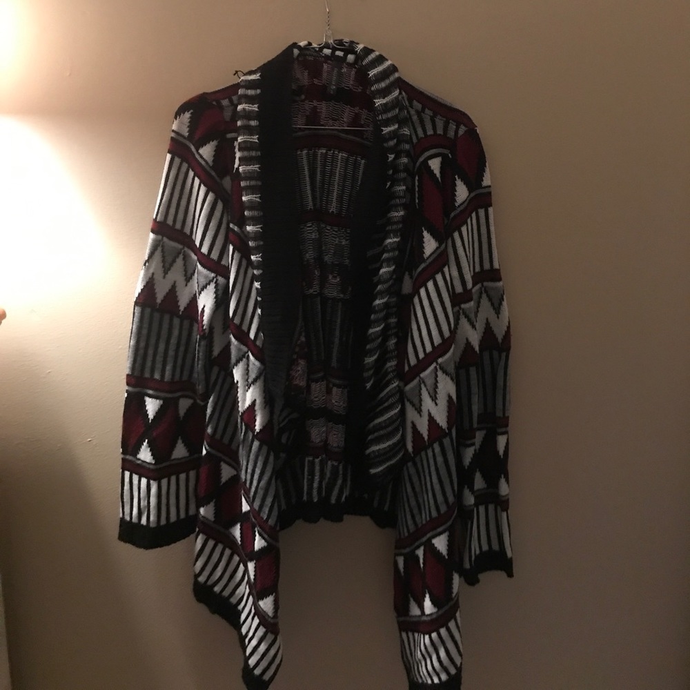 Super cute multi patterned cardigan
