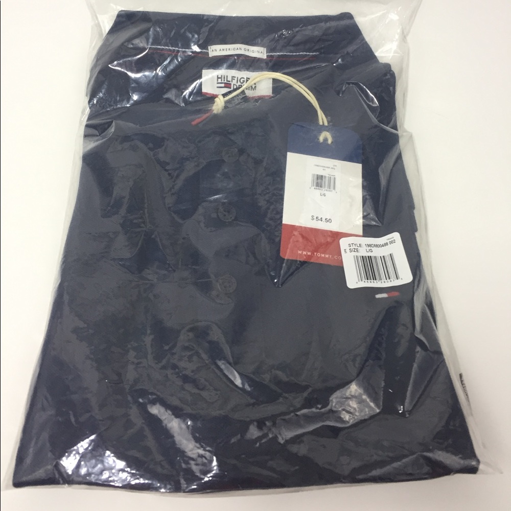 Tommy Hilfiger Denim Men Original Flag Polo Shirt