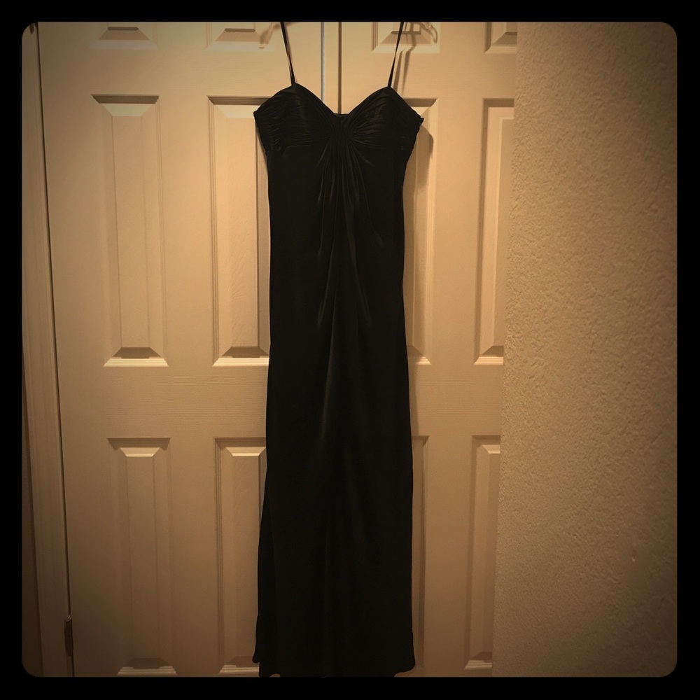 Size 4 - Black silk gown