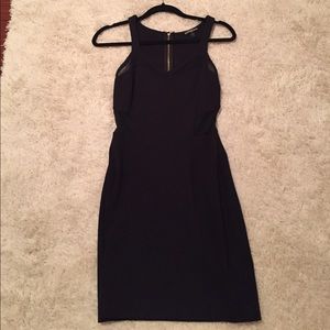 Black cocktail dress from Express