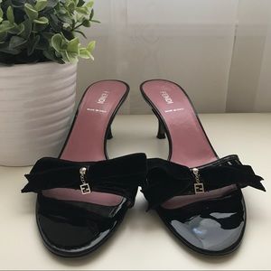 FENDI black heels