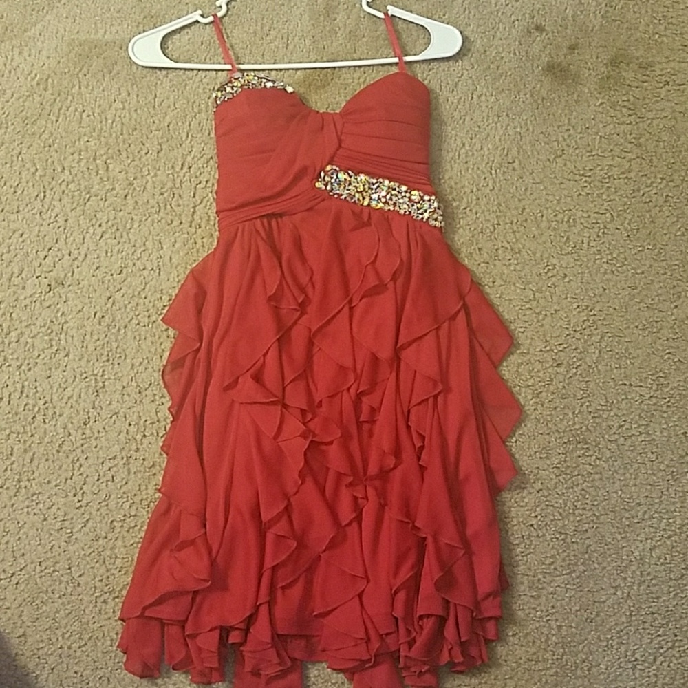 red dress