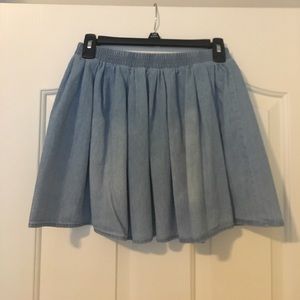Chambray skirt