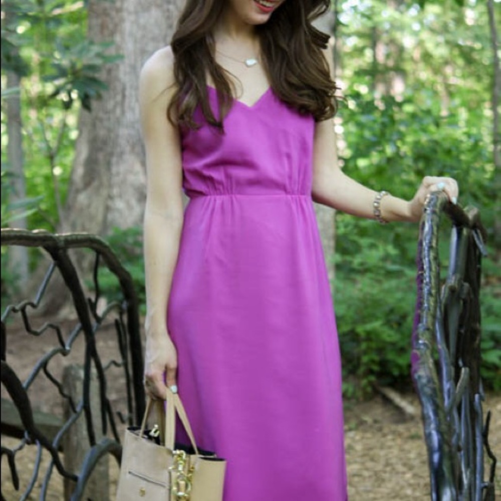 J.Crew Racerback Orchid Purple Maxi