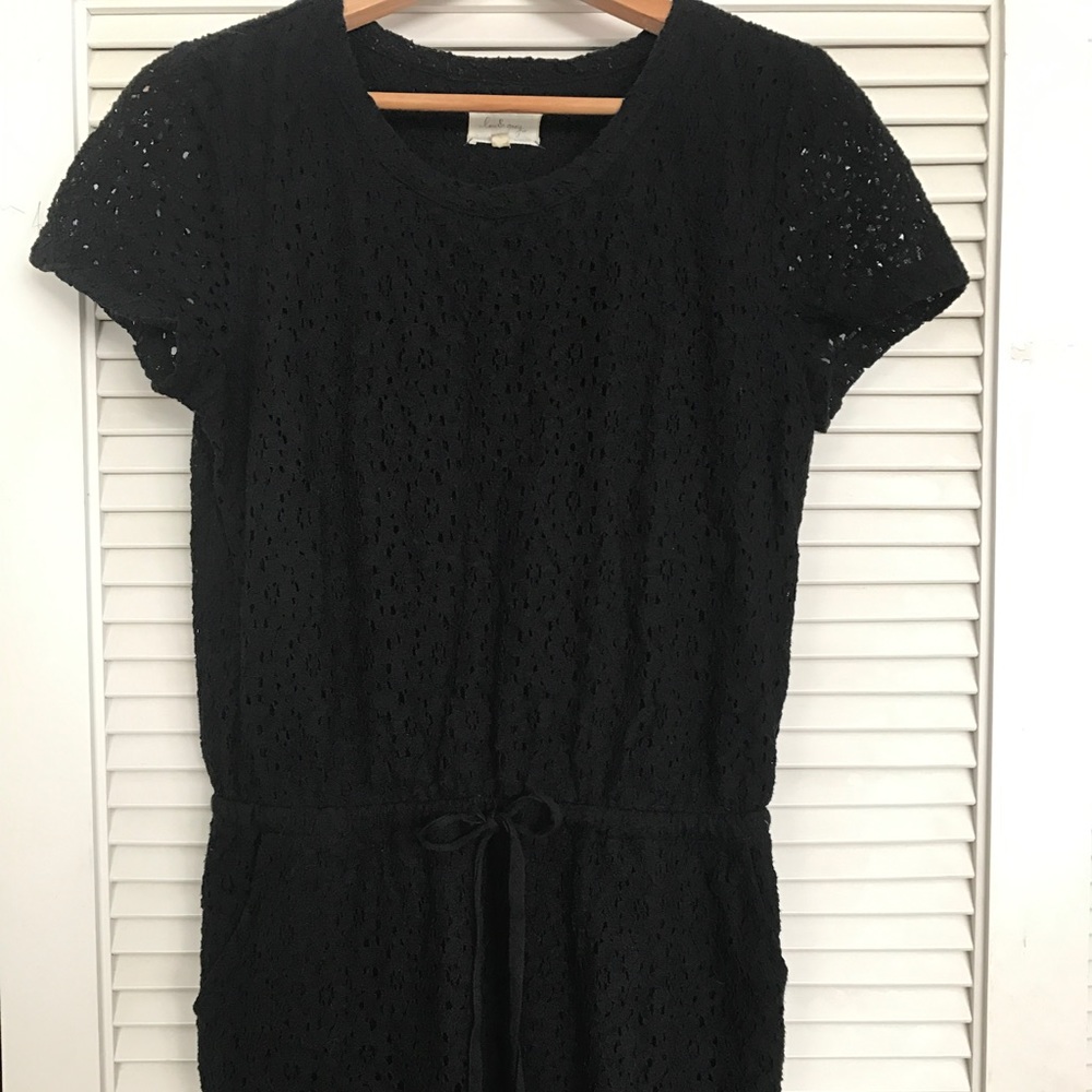 Lou & Grey black lace dress