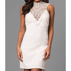 White lace dress
