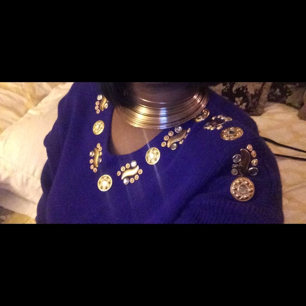 Vintage Embellished Sweater