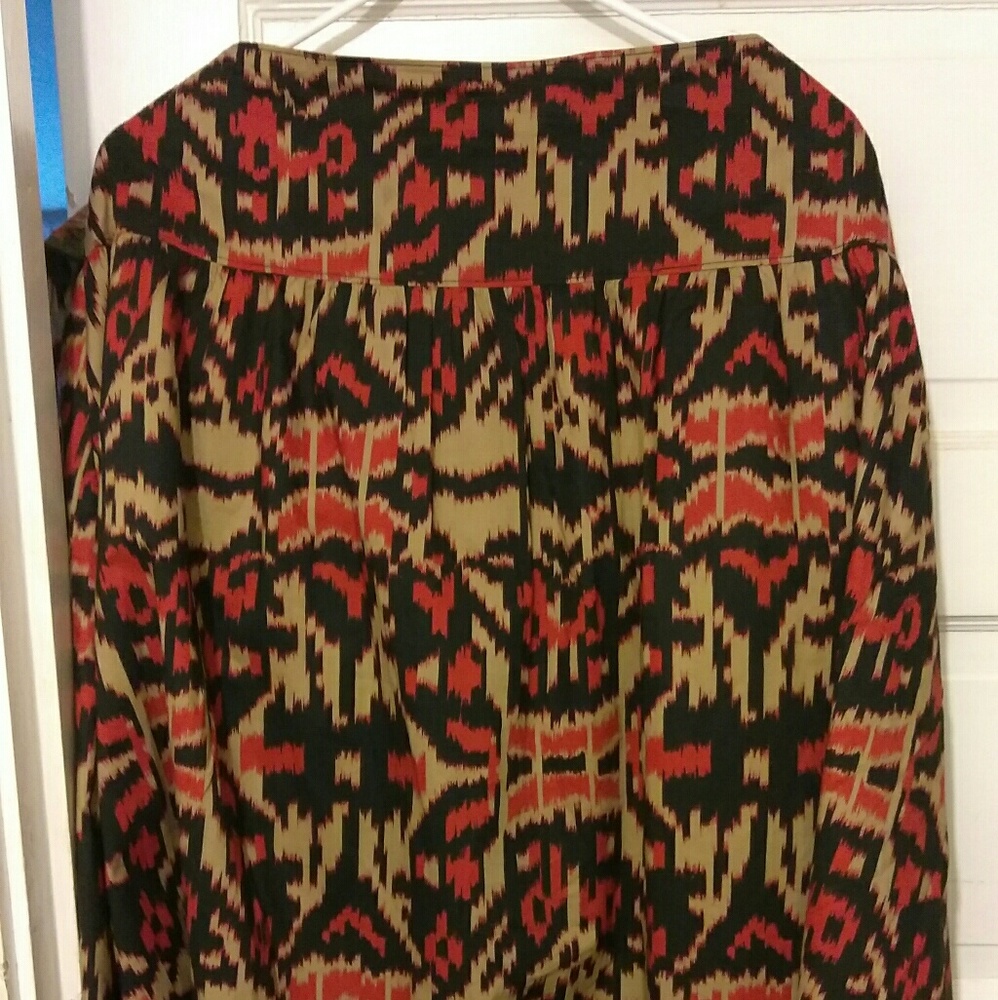 African printed skirt