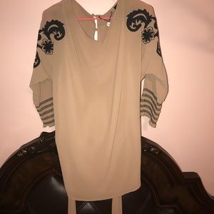 Super cute tan dress