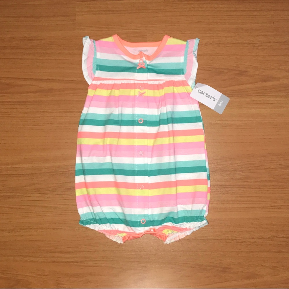 NWT Carters Baby Girl Romper