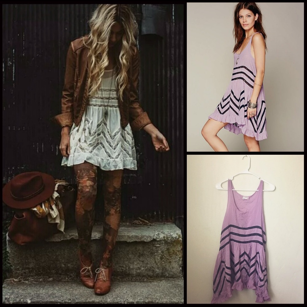1HR SALE | Free People | Voile & Lace Trapeze