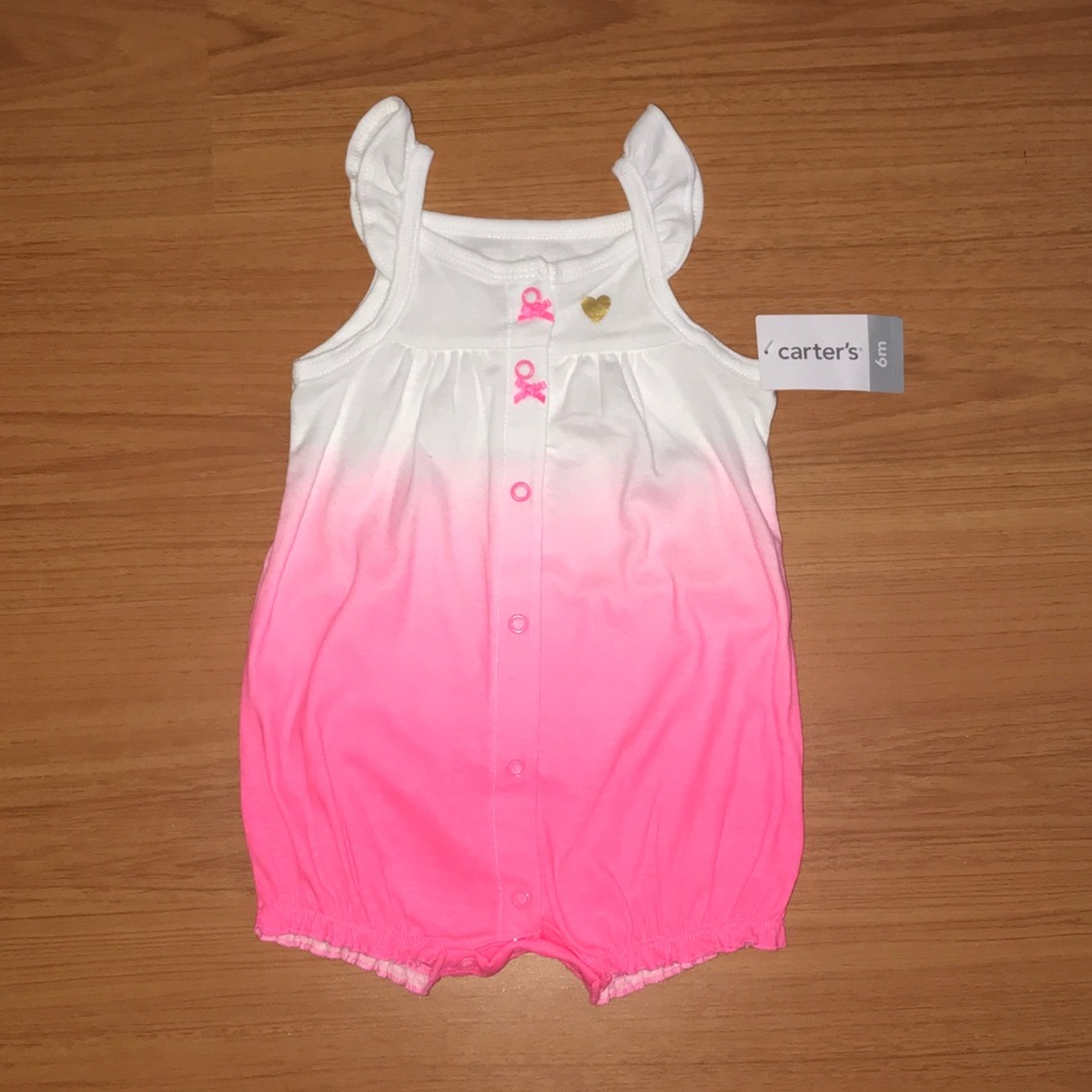 NWT Carters Baby Girl Romper