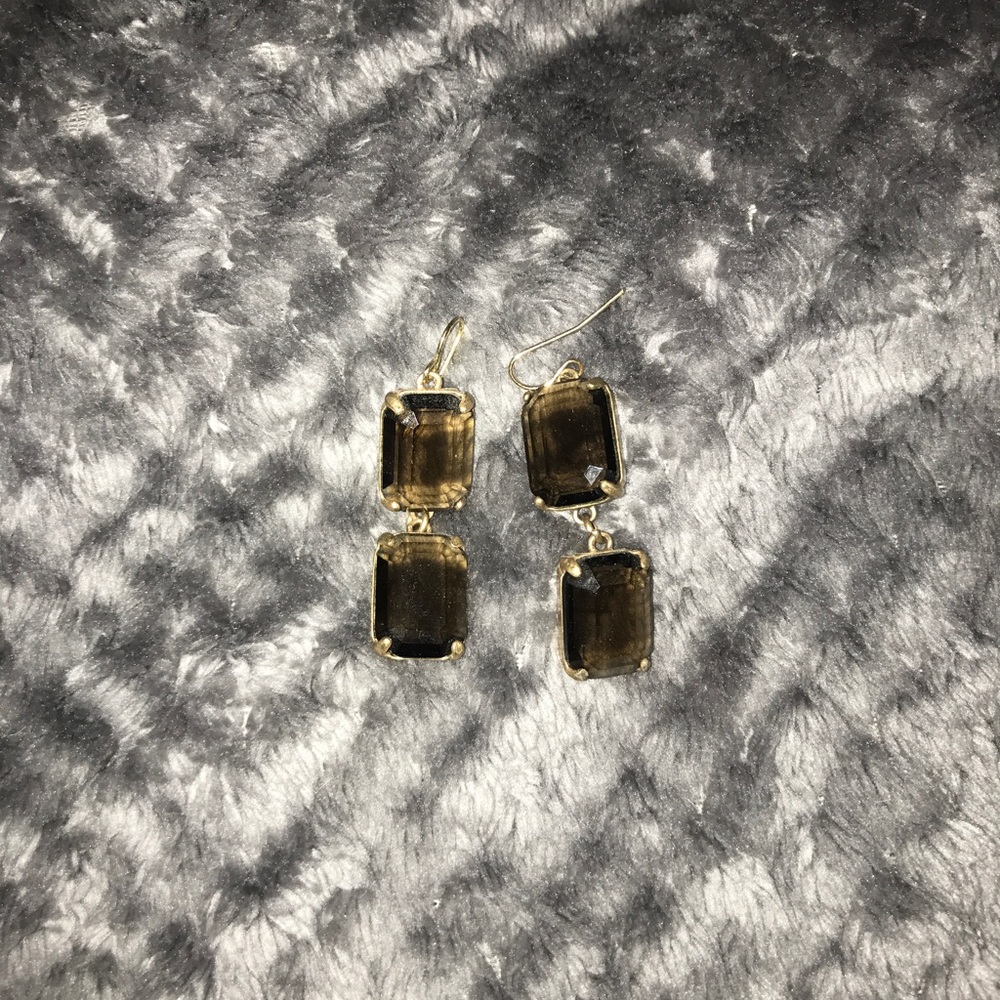 Brown Quarts Earrings