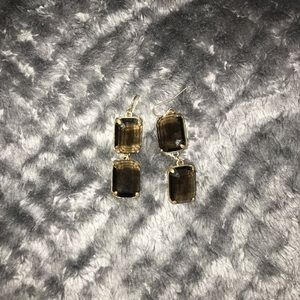 Brown Quarts Earrings