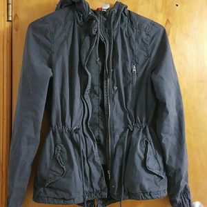 Parka Grey Jacket H&M