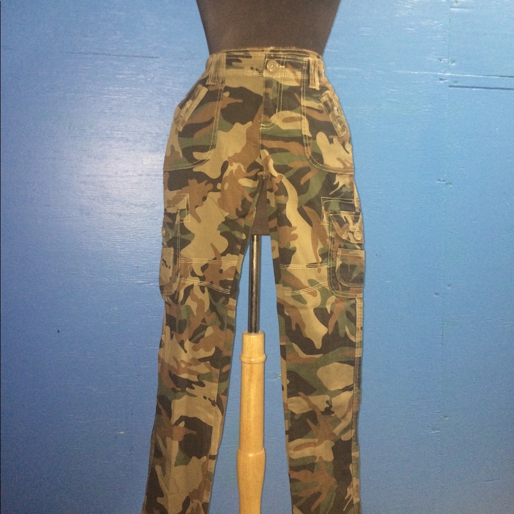 Camo straight legs