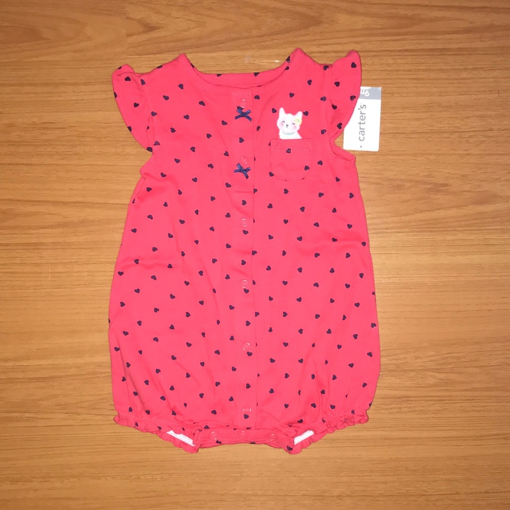NWT Carters Baby Girl Romper