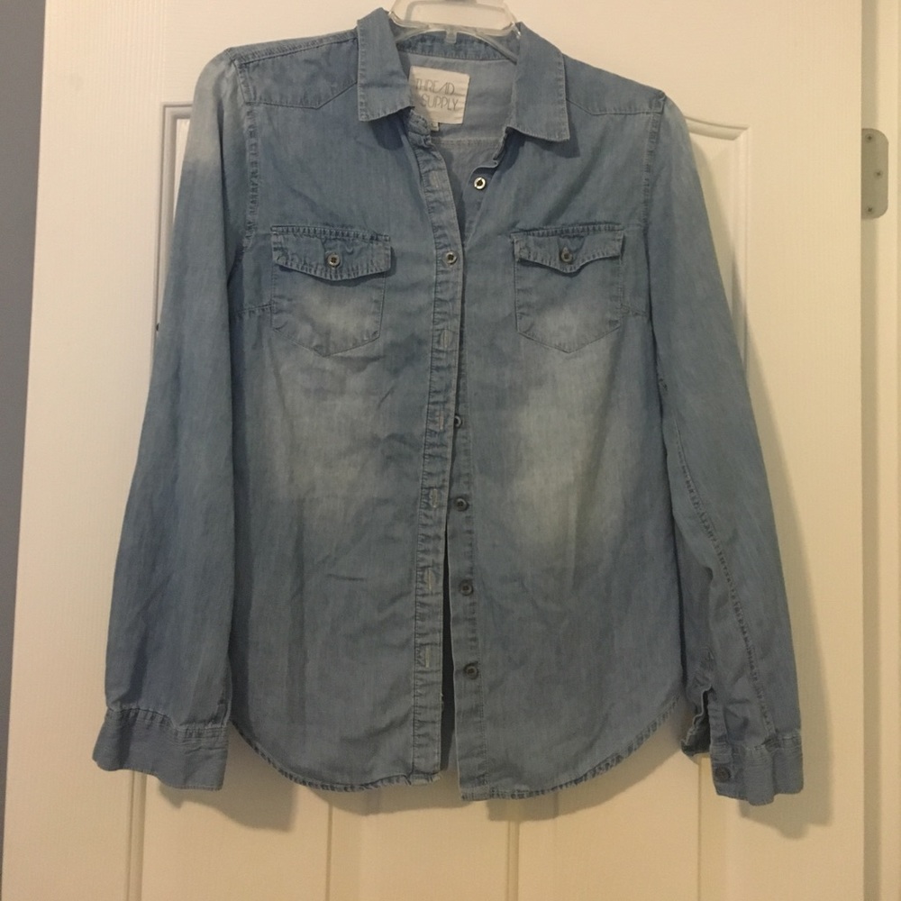 Chambray button down