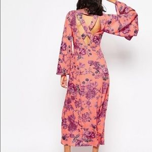 NWT FREE PEOPLE melrose floral maxi