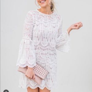 NWT white lace dress
