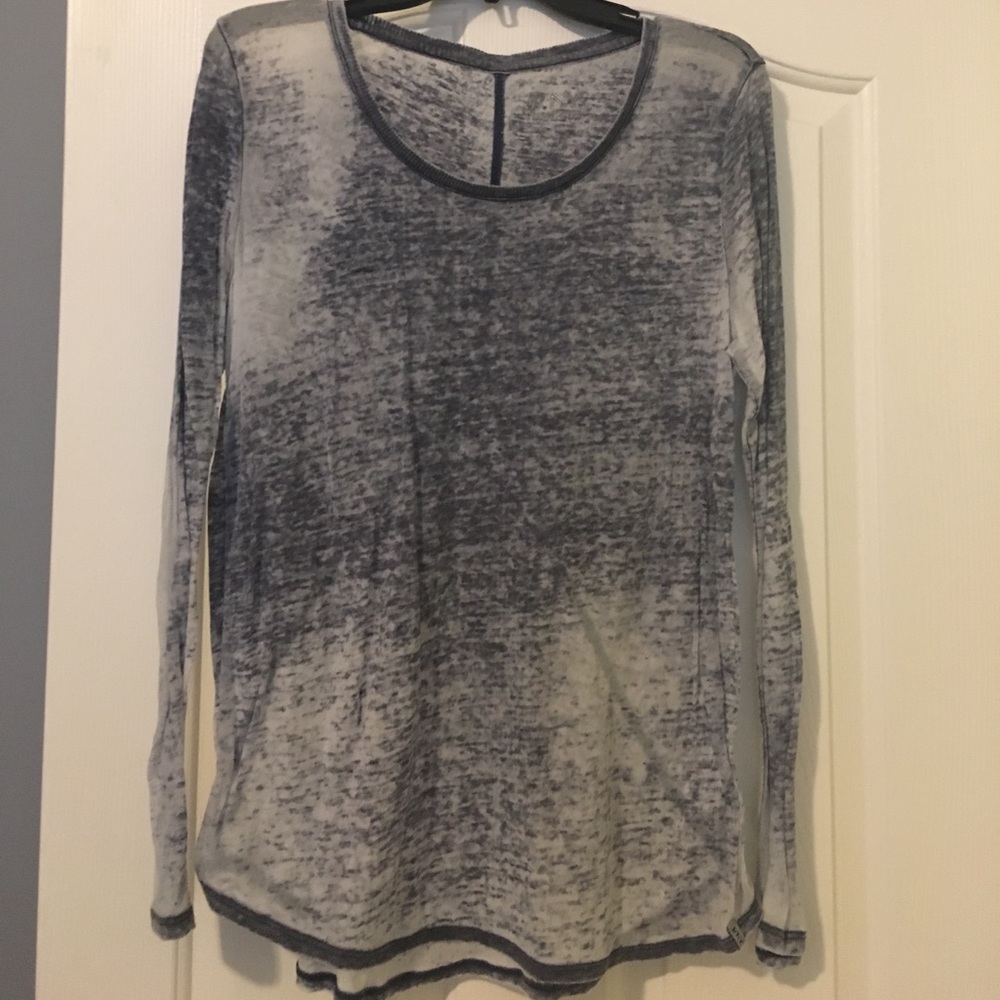 Sheer long sleeve