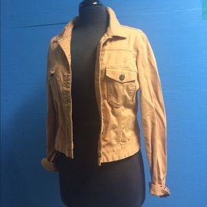 Fall favorite waist length denim jacket