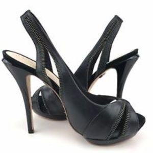 L.A.M.B Leather Shoes with zipper