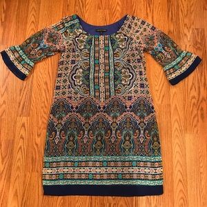 Chris McLaughlin Chiffon Bell Sleeve Dress