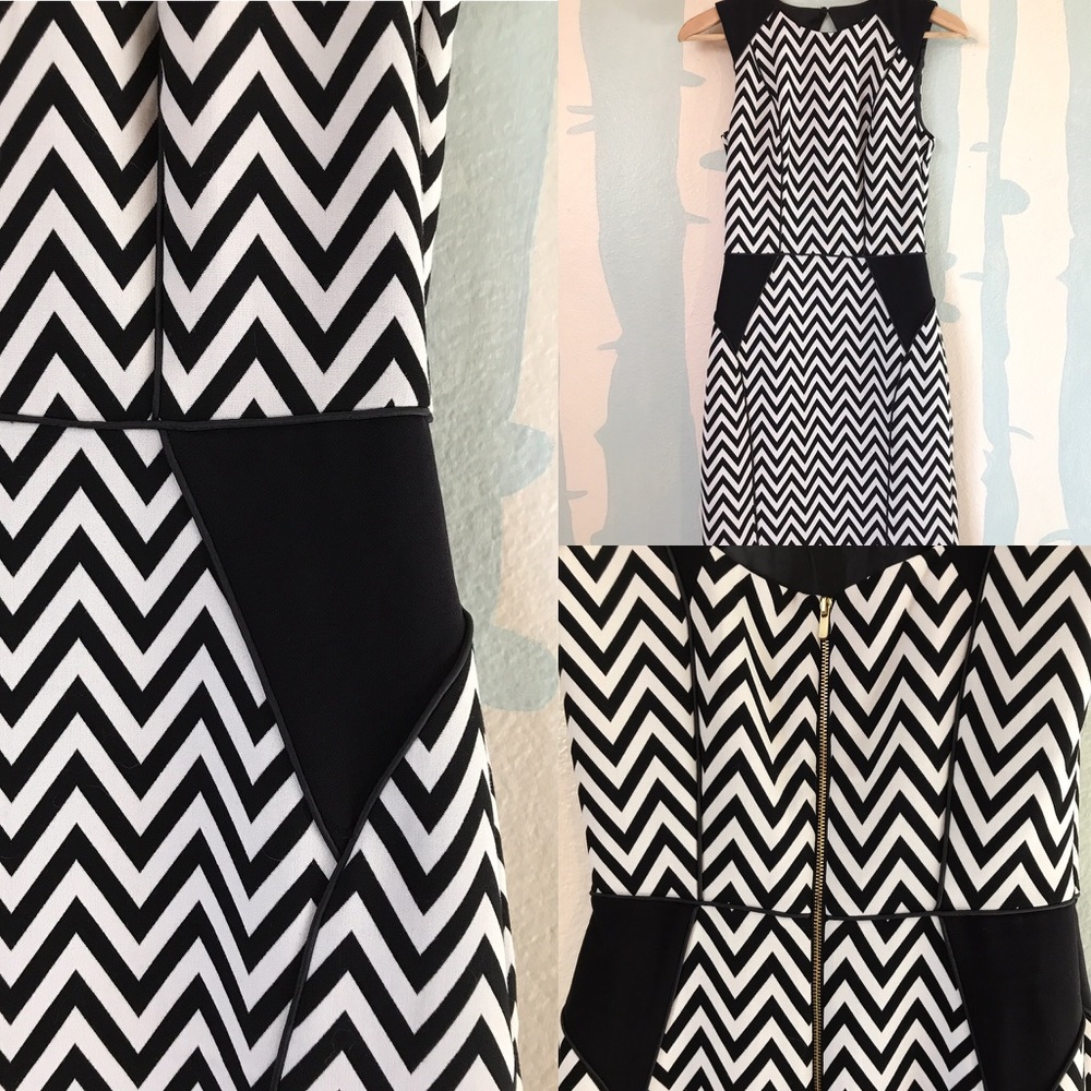 SOLD SOLD SOLD H&M form fitting Cheveron Dress