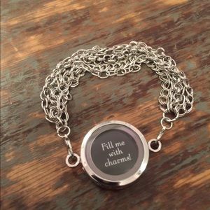 New Silver Bracelet Locket (Living Lockets)